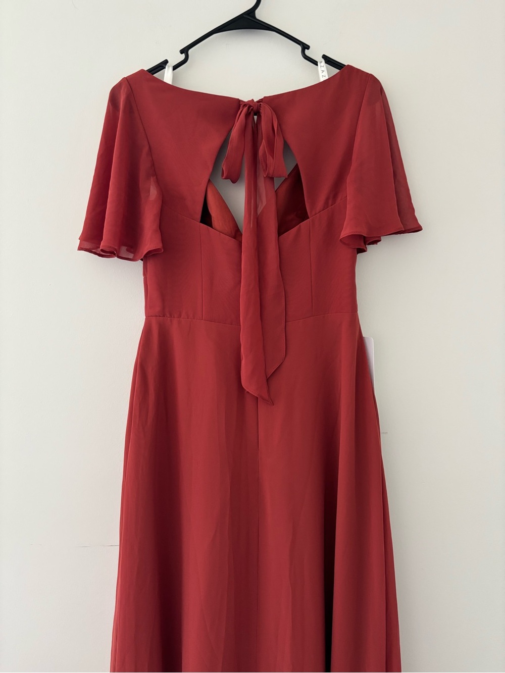 Azazie Kimber Terracotta Bridesmaid Dress - Picture 2 of 3